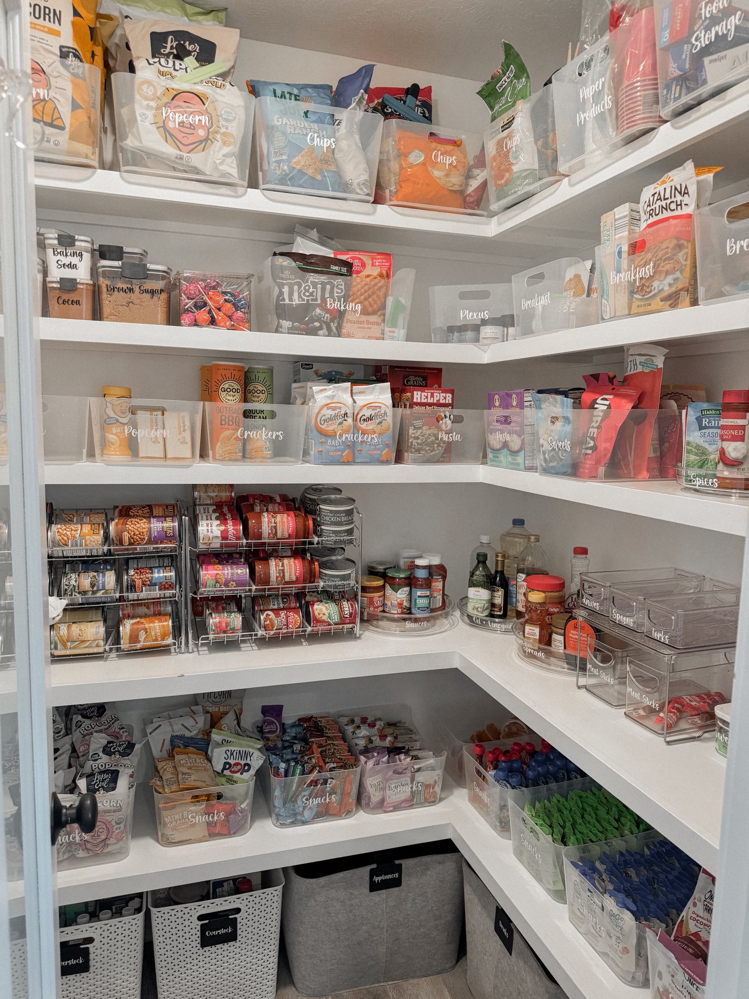 After pantry organization